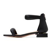 Cesare Gaspari Block Heel Sandals Sofia - Black Black, Dam