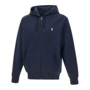 Polo Ralph Lauren Blå Core Replen Sweatshirt med huva Blue, Herr