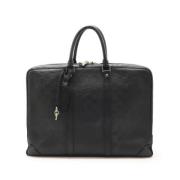 Louis Vuitton Vintage Pre-owned Laeder portfljer Black, Herr