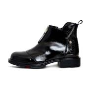 Cesare Gaspari Stiliga Ankelboots Antonia - Lack Svart Black, Dam