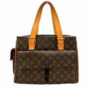 Louis Vuitton Vintage Pre-owned Canvas handvskor Brown, Dam