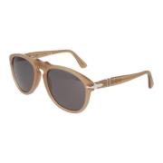 Persol Klassiska Aviator Solglasögon Brown, Unisex