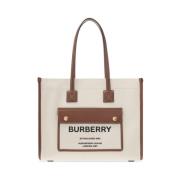 Burberry Liten Freya Toteväska Beige, Dam