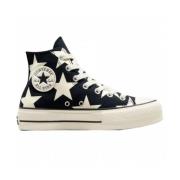 Converse Stjärnig Canvas Plattform Sneakers Multicolor, Dam