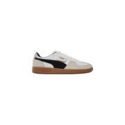 PUMA Lädersneaker med Mocka Accenter White, Dam