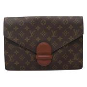 Louis Vuitton Vintage Pre-owned Canvas kuvertvskor Brown, Dam