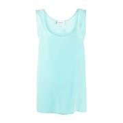 P.A.R.O.S.H. Sleeveless Tops Blue, Dam