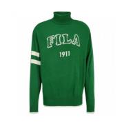 Fila Stickade Sweaters & Hoodies Kollektion Green, Herr