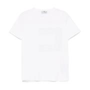 Elisabetta Franchi Stiliga T-shirts och Polos White, Dam