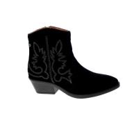 Gioseppo Svarta Mocka Texan Ankelboots Black, Dam