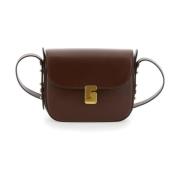 SOEUR Brun Mini Crossbody Väska Kvinna Läder Brown, Dam