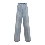 Maison Margiela Blå Jeans för Kvinnor Snygg Design Blue, Dam