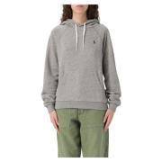 Polo Ralph Lauren Huvtröja i fleece Gray, Dam