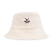 Moncler Mössa med logopatch Beige, Herr