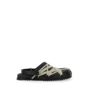 Rick Owens Svarta Megalaced Sandaler med Oversize Snören Black, Herr