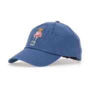 Polo Ralph Lauren Björn Logo Bomull Baseballkeps Blue, Herr