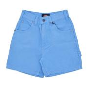 Dickies Azure Canvas Korta Byxor Blue, Dam