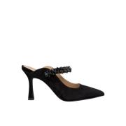 ALMA EN PENA Rhinestone pumps Black, Dam