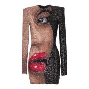 Balmain Party Dresses Multicolor, Dam