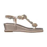 ALMA EN PENA Kiltyp sandal strass Yellow, Dam