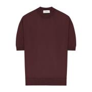 Laneus Brun Crew Neck T-shirts och Polos Brown, Herr