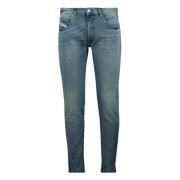 Diesel Slim Fit Blå Denim Jeans Blue, Herr