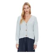 Guess Vintage-inspirerad Stickad Kofta Blue, Dam