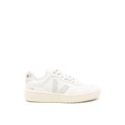 Veja Vita Lädersneakers med Gummisula White, Dam