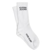 Guess Ekologiska Bomullsstrumpor Unisex White, Unisex