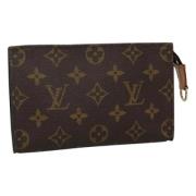 Louis Vuitton Vintage Pre-owned Canvas necessrer Brown, Dam