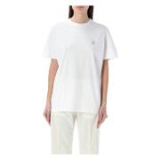 Golden Goose Vit Stjärnlogo T-shirt Ss25 White, Dam