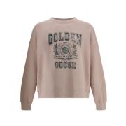 Golden Goose Iconic Logo Sweatshirt Pink, Herr