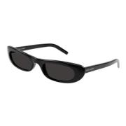 Saint Laurent Elegant Skugga Solglasögon Black, Unisex