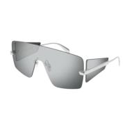 Alexander McQueen Stiliga Am0460S Solglasögon Gray, Unisex