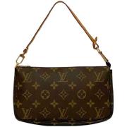 Louis Vuitton Vintage Pre-owned Canvas kuvertvskor Brown, Dam