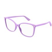 Gucci Stiliga Glasögon för Modeentusiaster Purple, Unisex