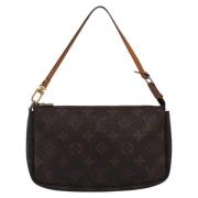 Louis Vuitton Vintage Pre-owned Canvas kuvertvskor Brown, Dam