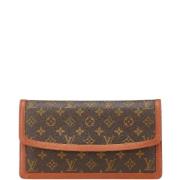 Louis Vuitton Vintage Pre-owned Canvas kuvertvskor Brown, Dam