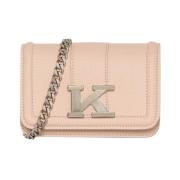 Kiton Sofia Läder Clutch Väska Pink, Dam