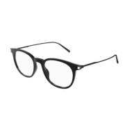 Saint Laurent Elegant Svart Läder Axelväska Black, Unisex