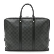 Louis Vuitton Vintage Pre-owned Canvas portfljer Black, Herr