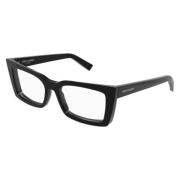 Saint Laurent Svart Transpare SL 554 Solglasögon Black, Unisex