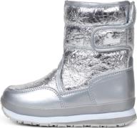 Kids' Cracked Metallic Silver