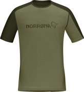 Norrøna Men's Falketind Equaliser Merino T-Shirt Olive Night/Rosin