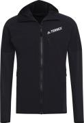 Adidas Men's Techrock Flooce Wind Hooded Jacket Shoblu/Black