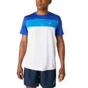 Men's Race Short Sleeve Top Brilliant White/Monaco Blue