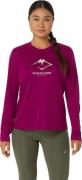 Asics Women's Fujitrail Logo LS Top Blackberry/Birch