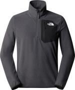 The North Face Men's Experit 1/4 Zip Grid Fleece Jacket Asphalt Grey/T...