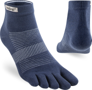 Injinji Men's Run Lightweight Mini-Crew Navy