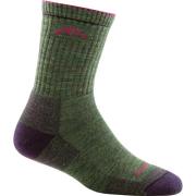 Darn Tough Women's Hiker Micro Crew Midweight Hiking Sock Cushion Moss...